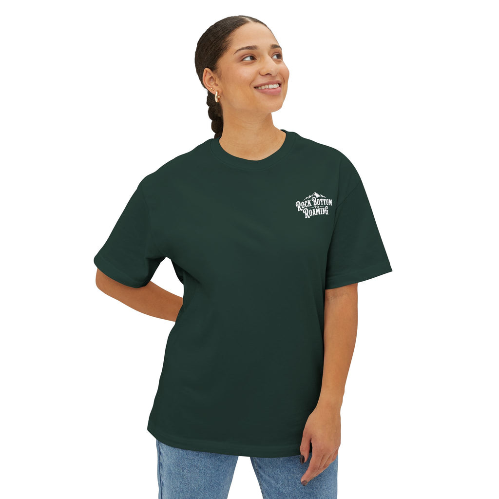 Rock Bottom to Roaming Tee | Mountain Adventure Graphic