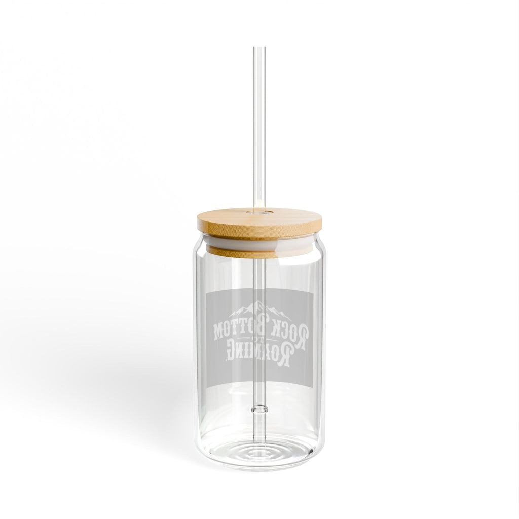 Rock Bottom to Roaming 16oz Sipper Glass – Reusable Straw Tumbler