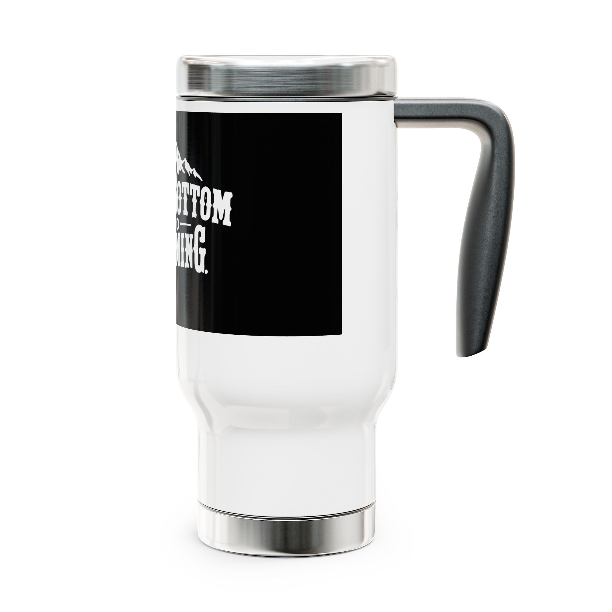 Rock Bottom to Roaming 14oz Stainless Travel Mug with Handle