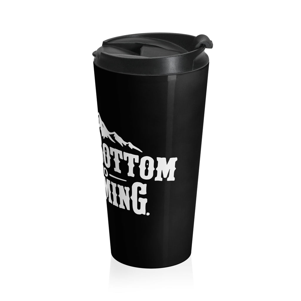 Travel Mug - 'Rock Bottom to Roaming' Adventure Stainless Steel Tumbler