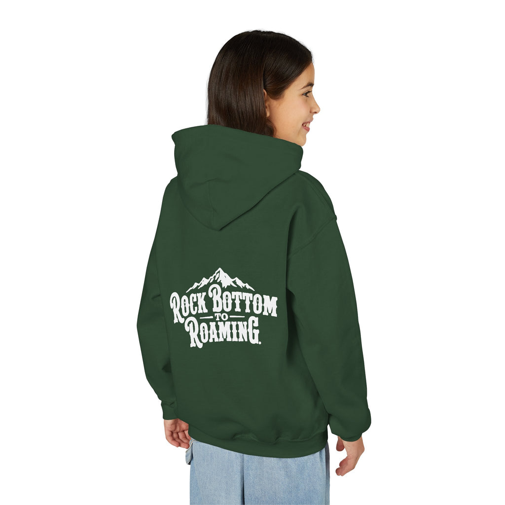 Rock Bottom to Roaming Hoodie | Youth Hooded Sweatshirt