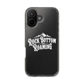 Clear Phone Case — “Rock Bottom to Roaming” Mountain Design