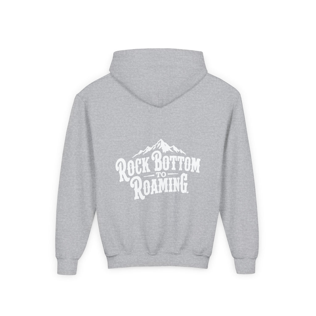 Rock Bottom to Roaming Hoodie | Youth Hooded Sweatshirt