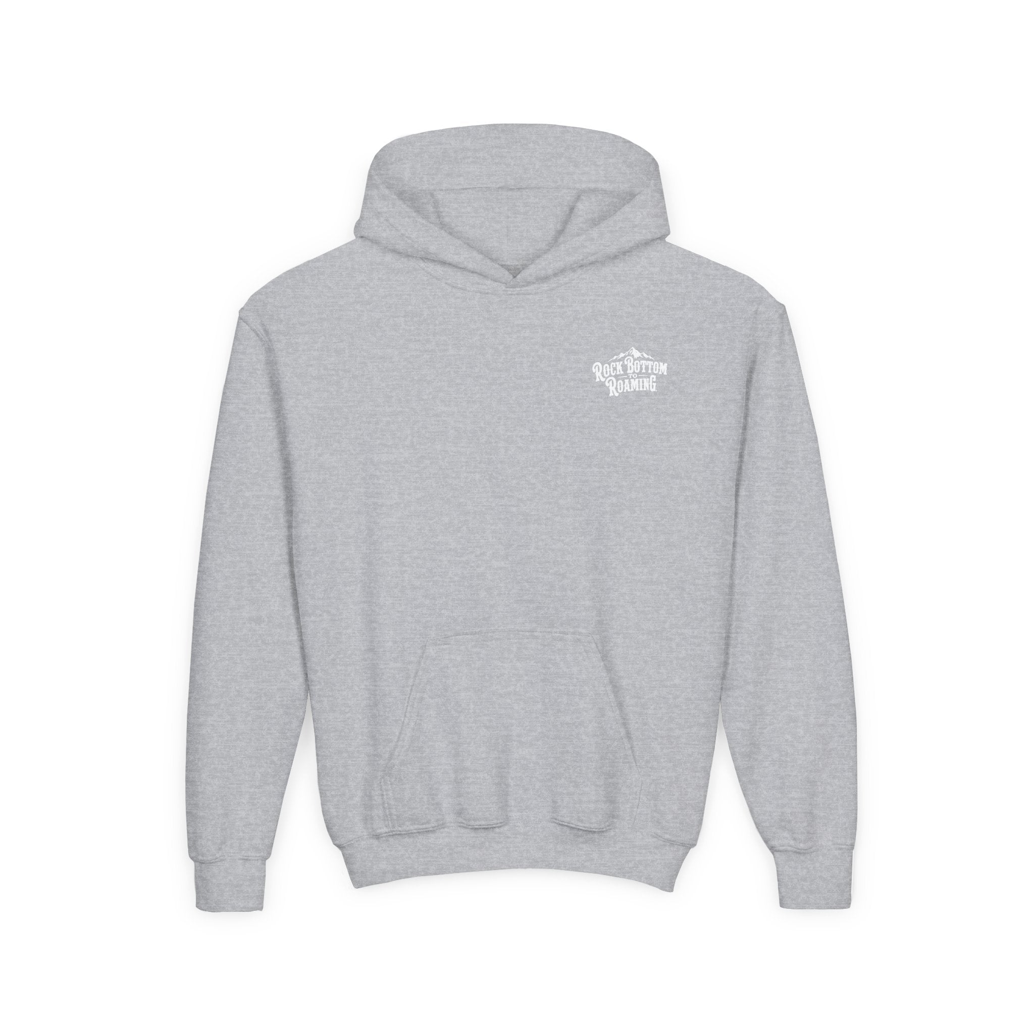 Rock Bottom to Roaming Hoodie | Youth Hooded Sweatshirt