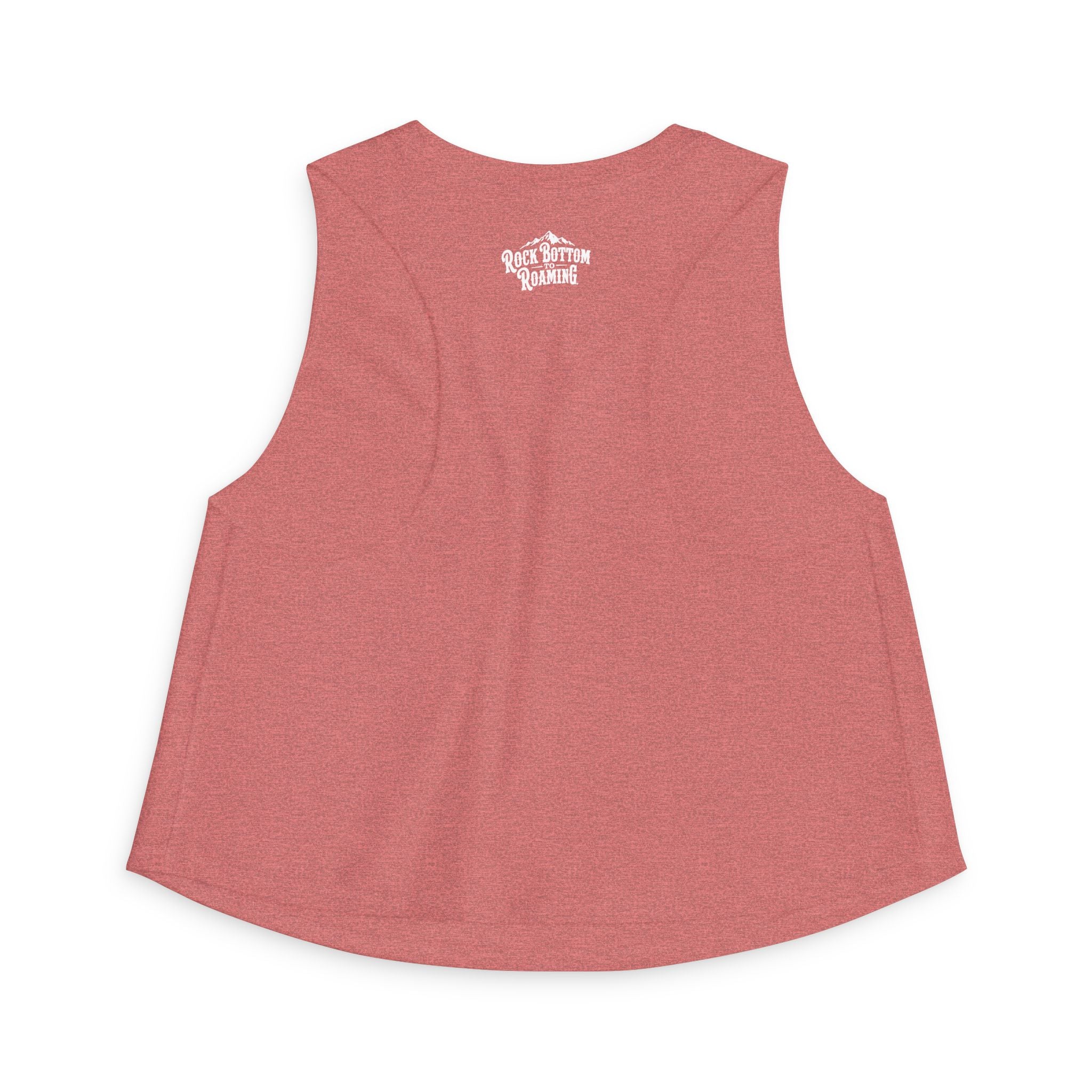 Rock Bottom Roadhouse Crop Top | Retro Bar Logo, Sleeveless Tank