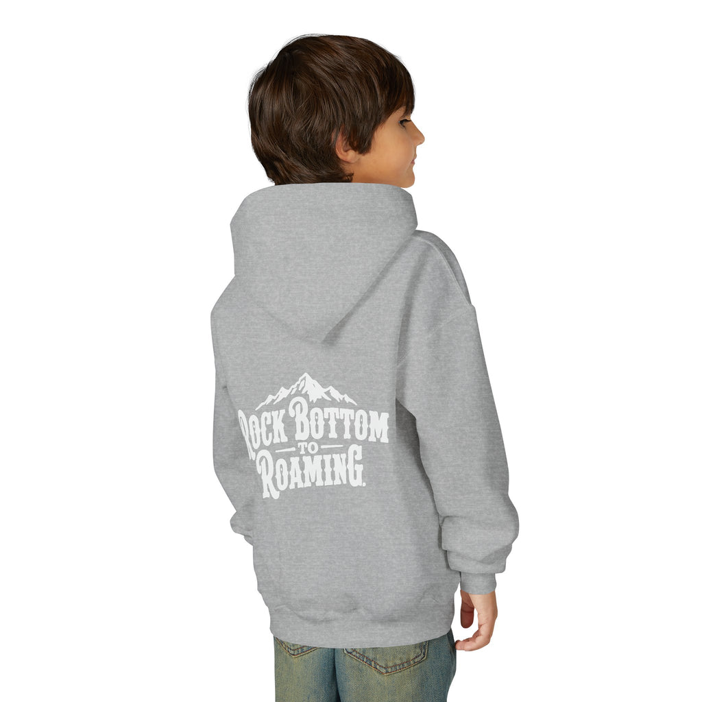 Rock Bottom to Roaming Hoodie | Youth Hooded Sweatshirt