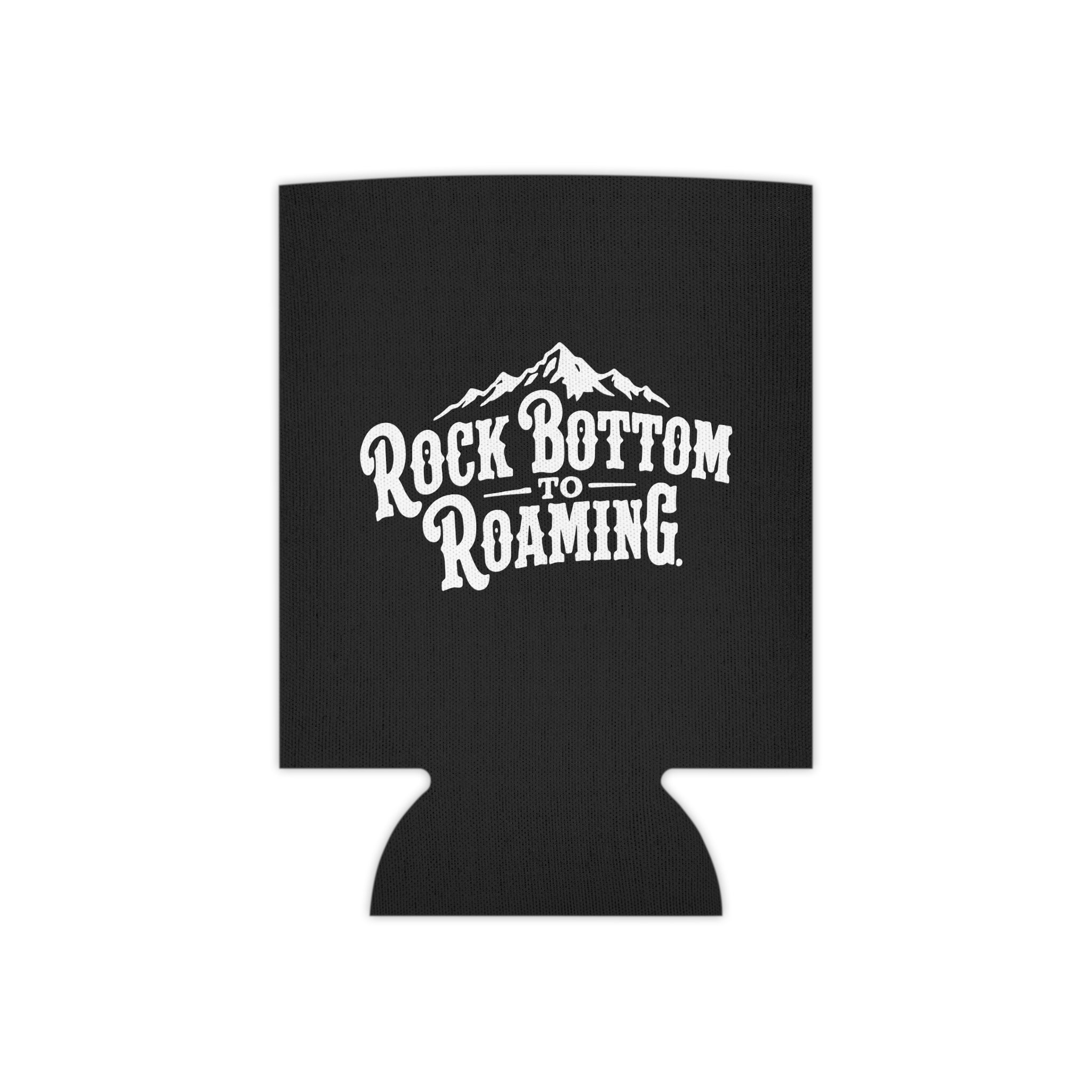 Rock Bottom to Roaming Can Cooler — Mountain Adventure Drink Koozie