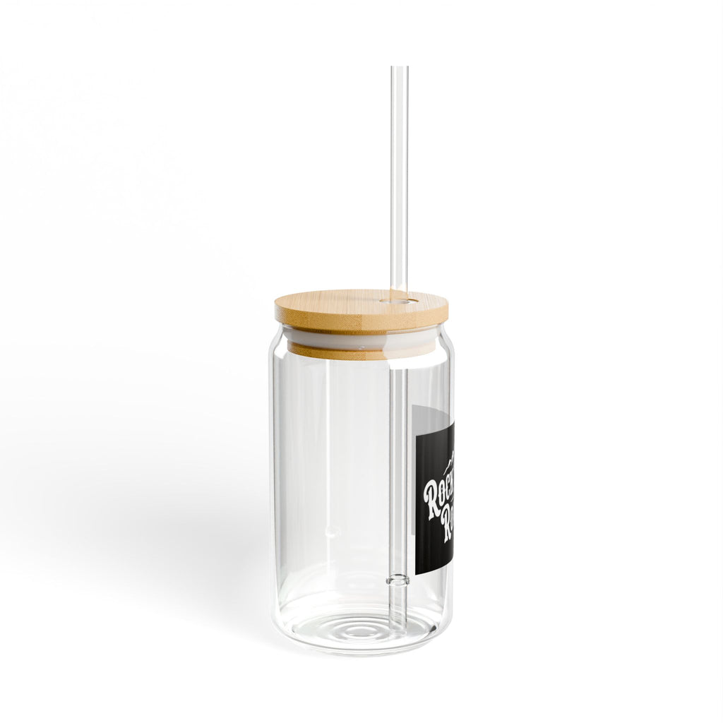 Rock Bottom to Roaming 16oz Sipper Glass – Reusable Straw Tumbler