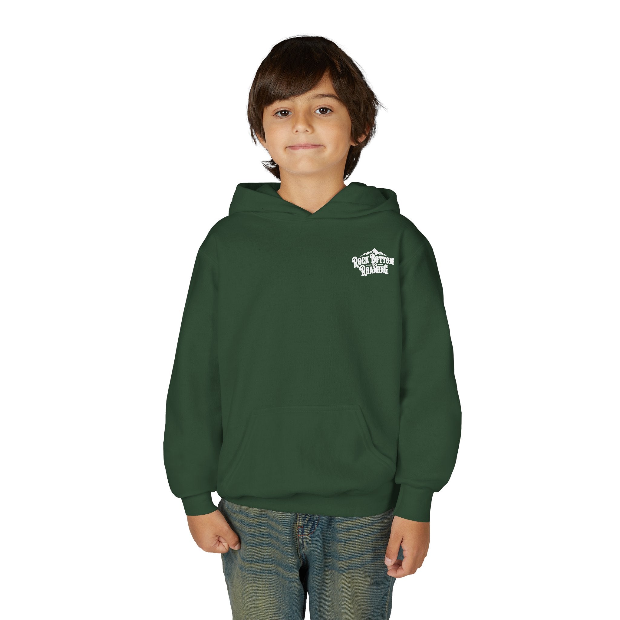 Rock Bottom to Roaming Hoodie | Youth Hooded Sweatshirt