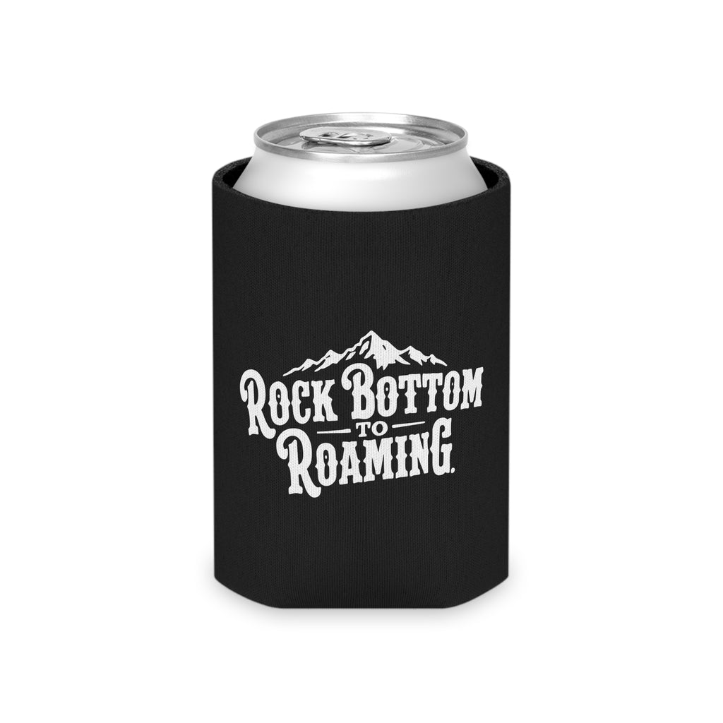 Rock Bottom to Roaming Can Cooler — Mountain Adventure Drink Koozie