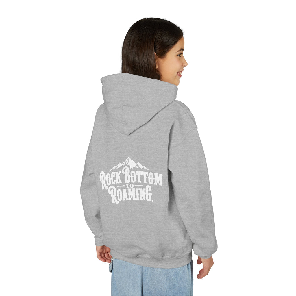 Rock Bottom to Roaming Hoodie | Youth Hooded Sweatshirt