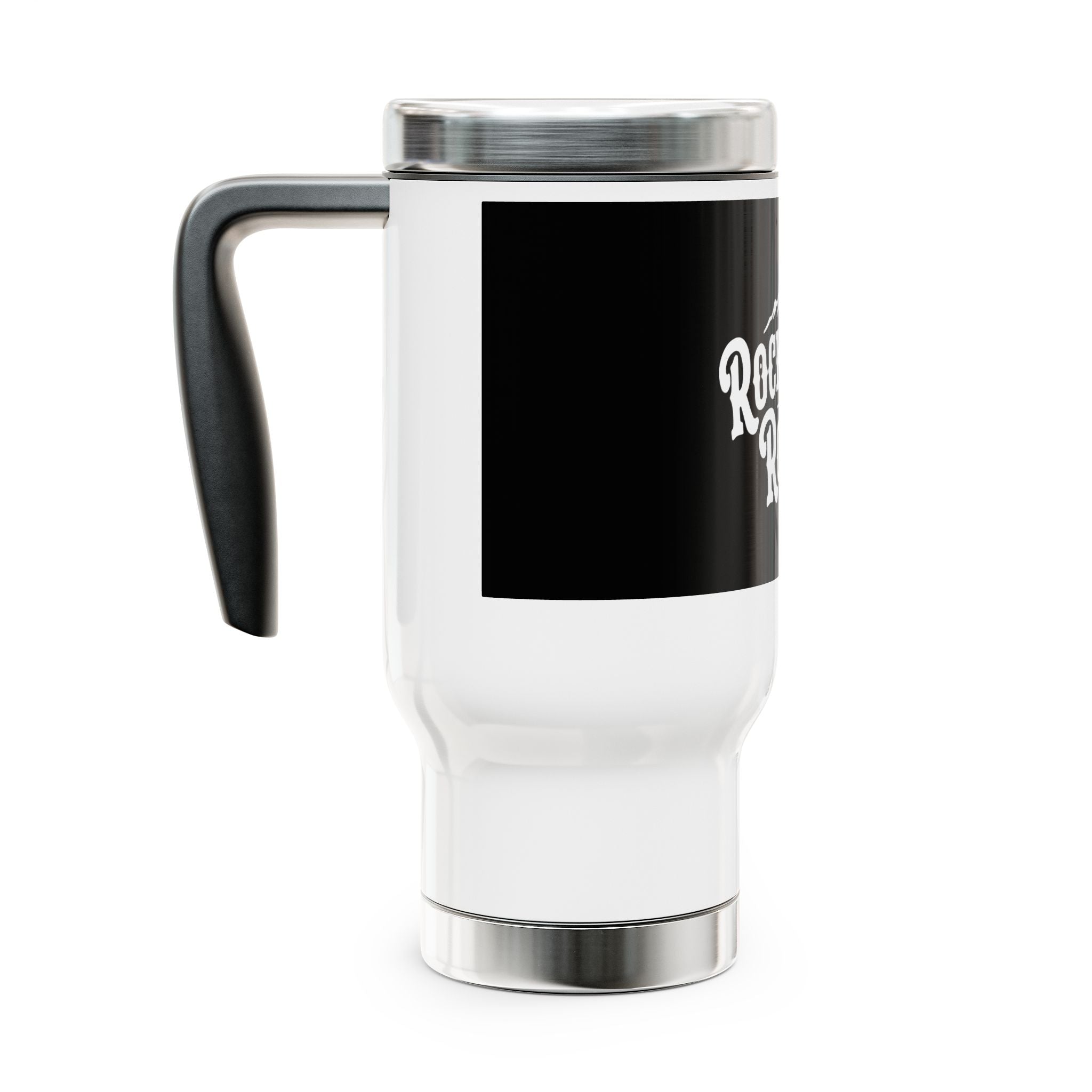 Rock Bottom to Roaming 14oz Stainless Travel Mug with Handle
